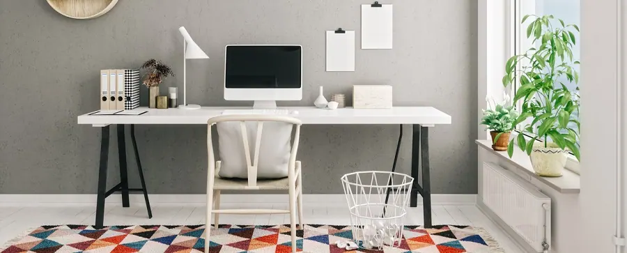 home office setup for remote worker